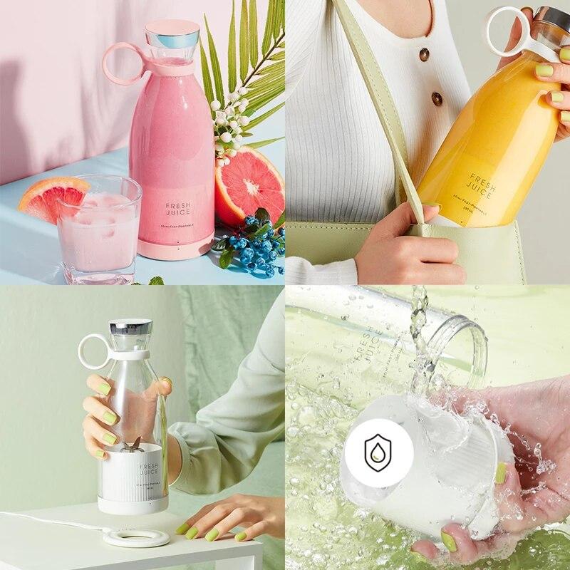 Electric Portable Mini Juicer Bottle